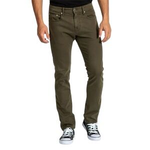 Stitch’s 32x30.5 Barfly High Rise Slim Leg Men's Jeans Olive Green Stretch
